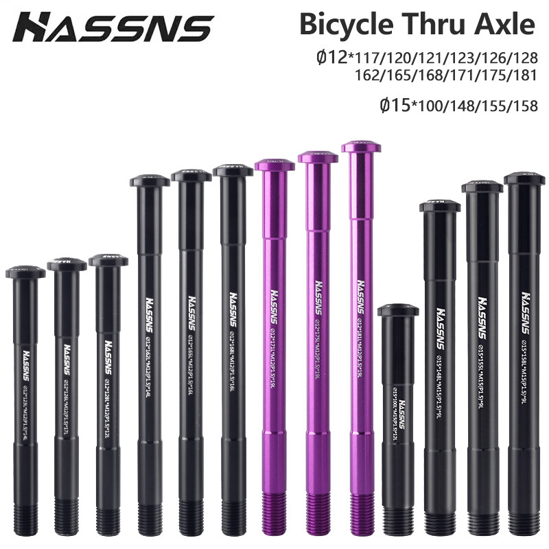 Thru Axle Adapter For Bike Trainer - HASSNS MTB Thru Axle 15x100 15x110