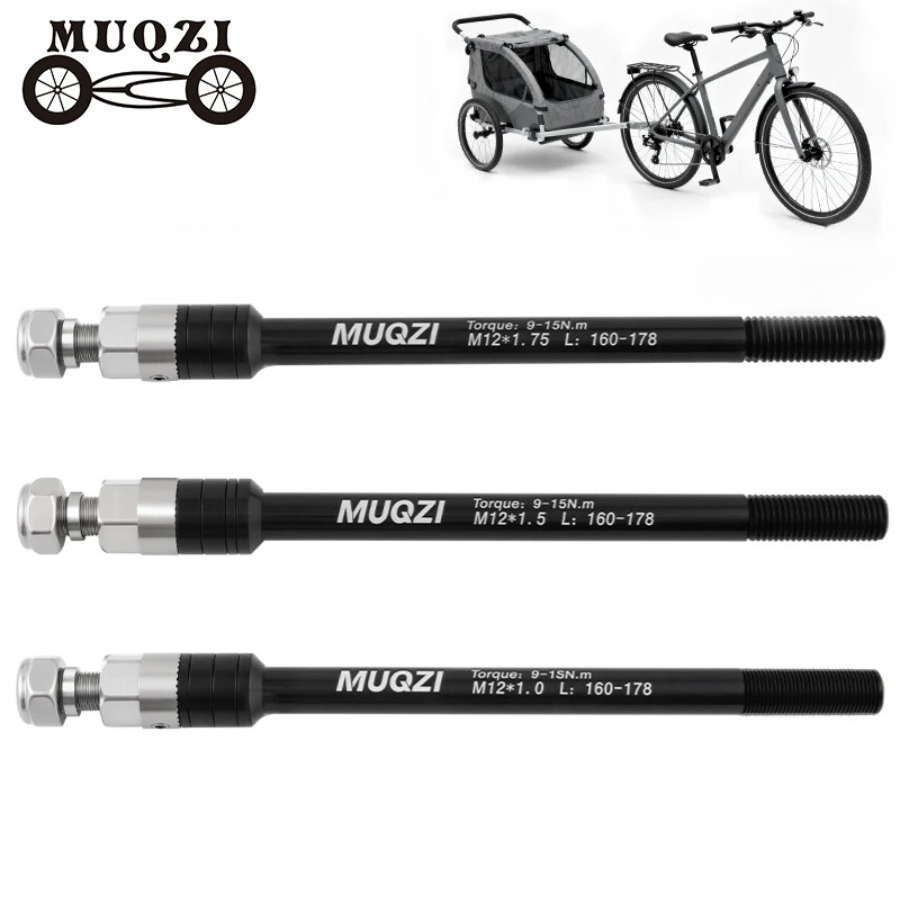 Thru Axle Adapter For Bike Trainer - MUQZI Bike Thru Axle Trailer Hitch