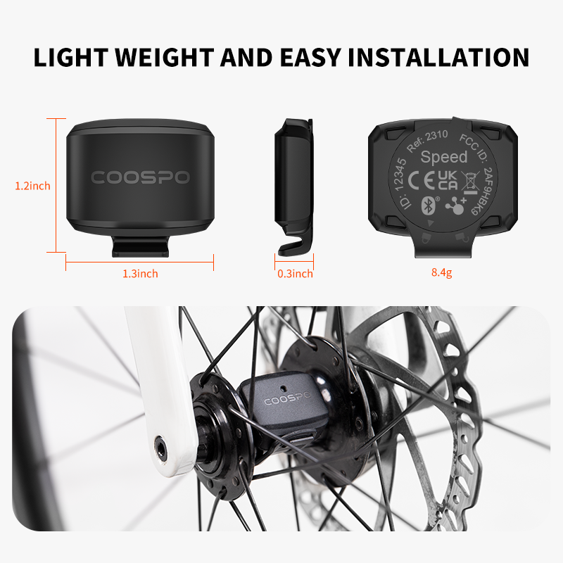 CooSpo Bicycle Speed Sensor Ca - Cycling Speed Cadence Sensor Dual 评论和价格