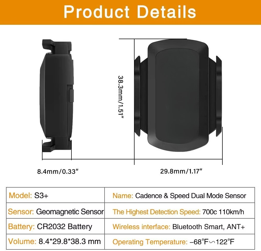Dual Mode Speed Sensor Cycling - Cycling Speed Cadence Sensor Dual 评论和价格