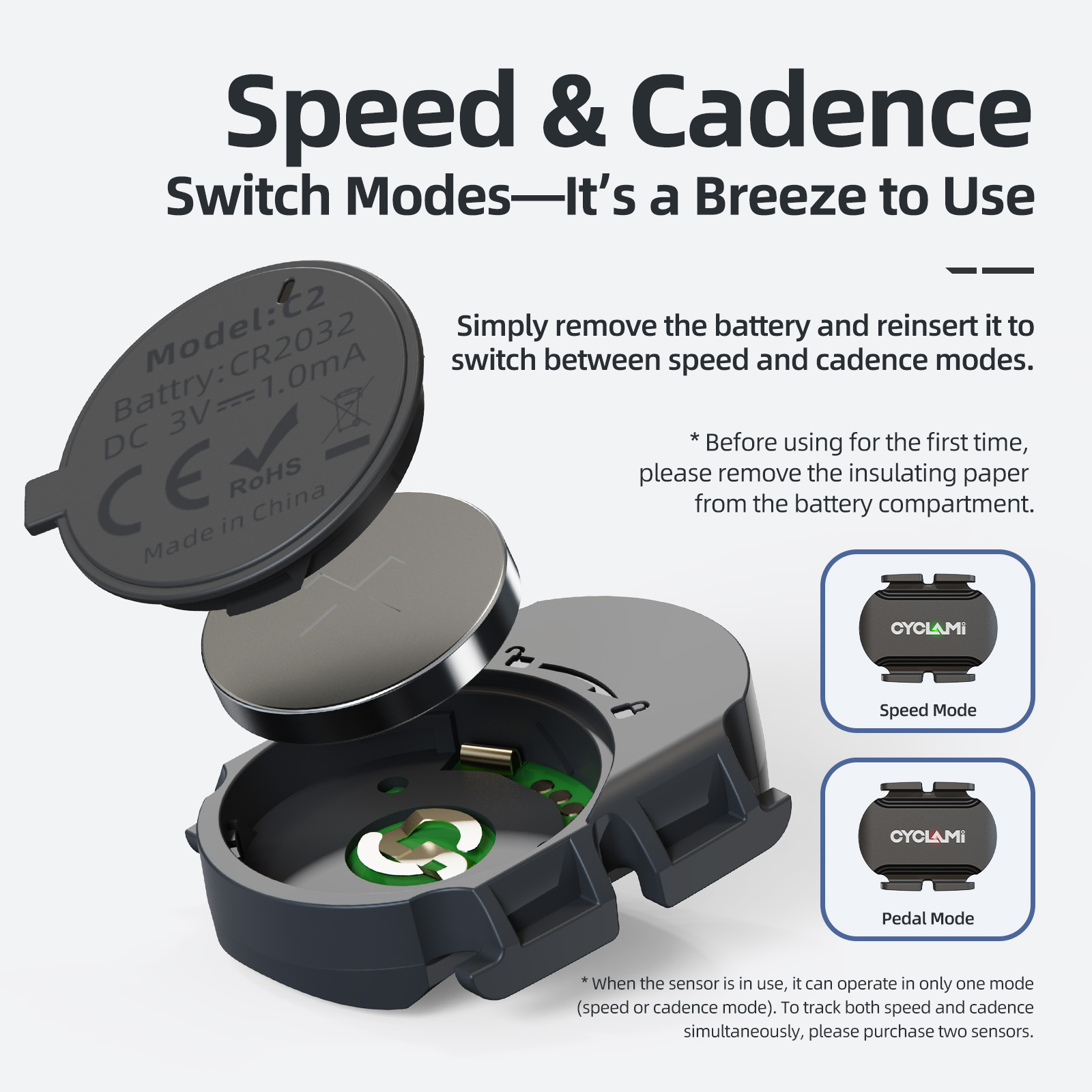 CYCLAMI C2 Cadence Speed Dual  - Cycling Speed Cadence Sensor Dual 评论和价格