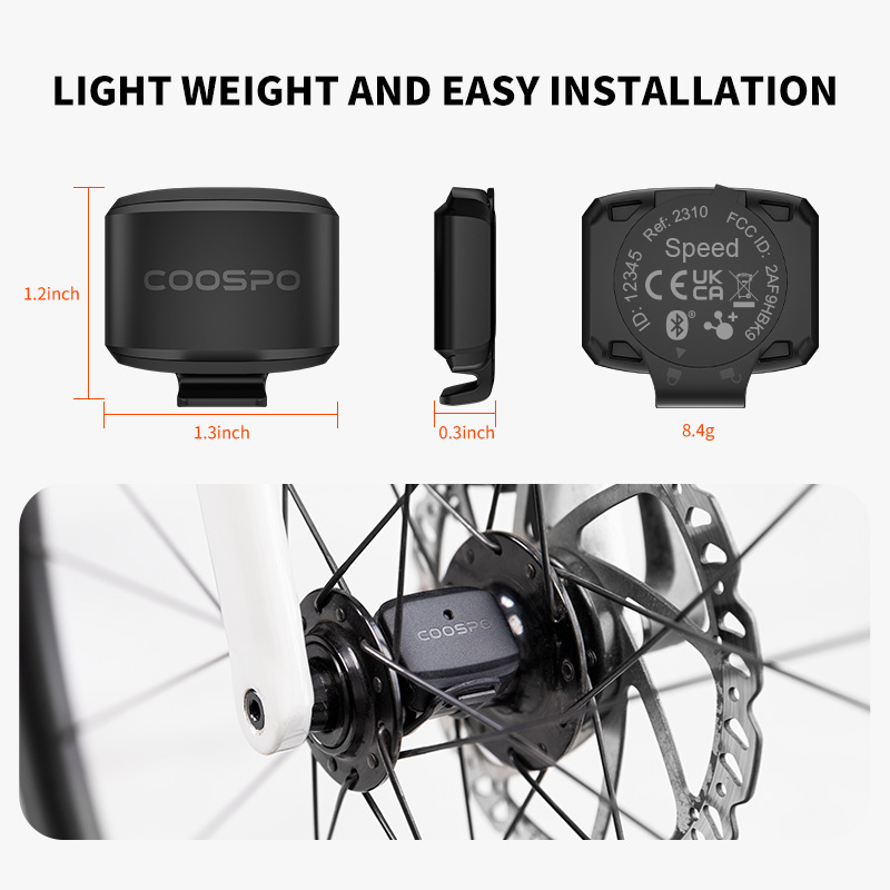 COOSPO Bicycle Cadence/Speed S - Cycling Speed Cadence Sensor Dual 评论和价格