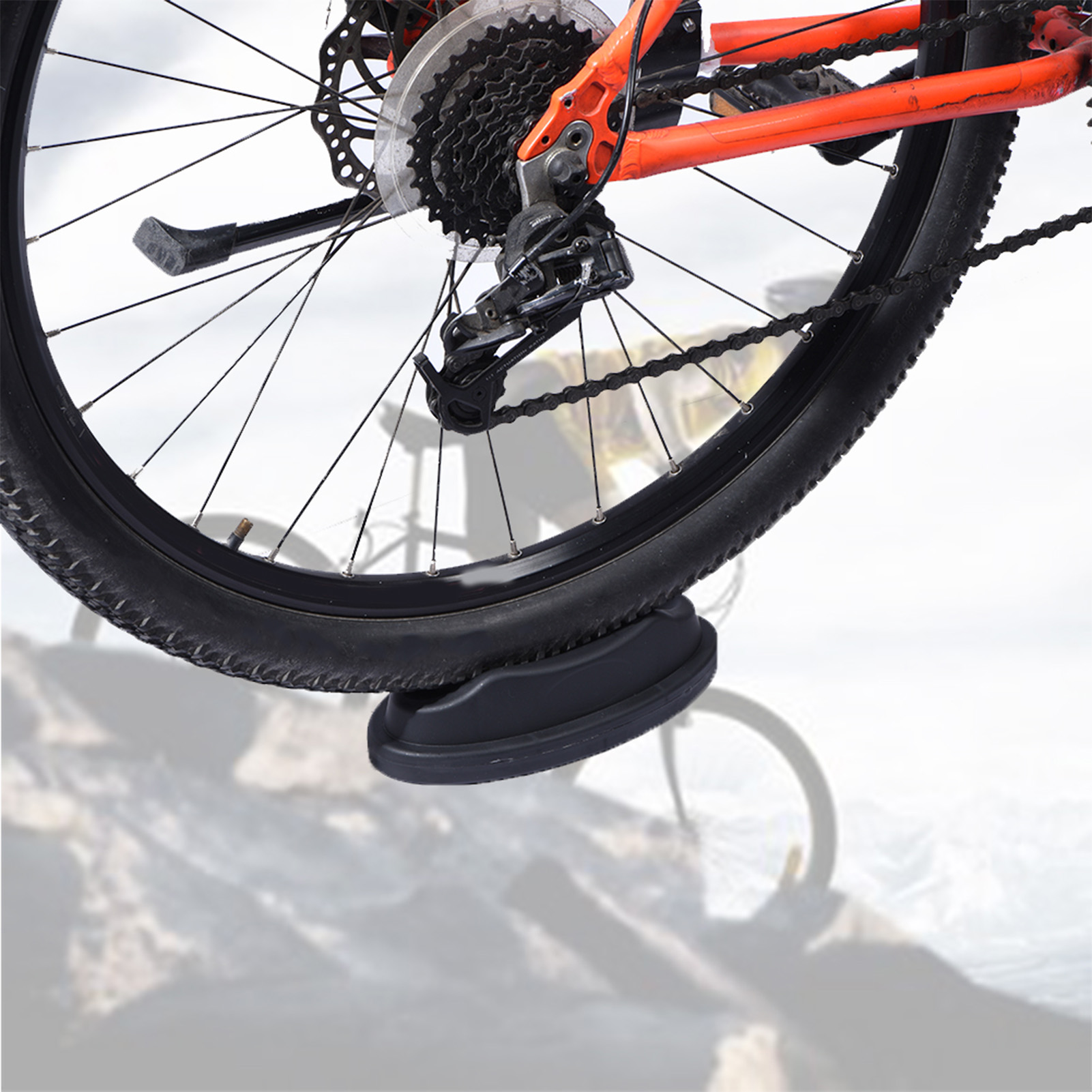 Cycling Front Wheel Riser Cycl - Bike Trainer Front Wheel Riser Block 评论和价格
