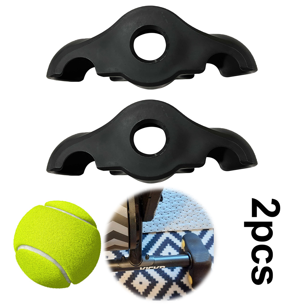 2/4 Pack Tennis Ball Foot Pads - Rocker Plate Indoor Bike Trainer 评论和价格