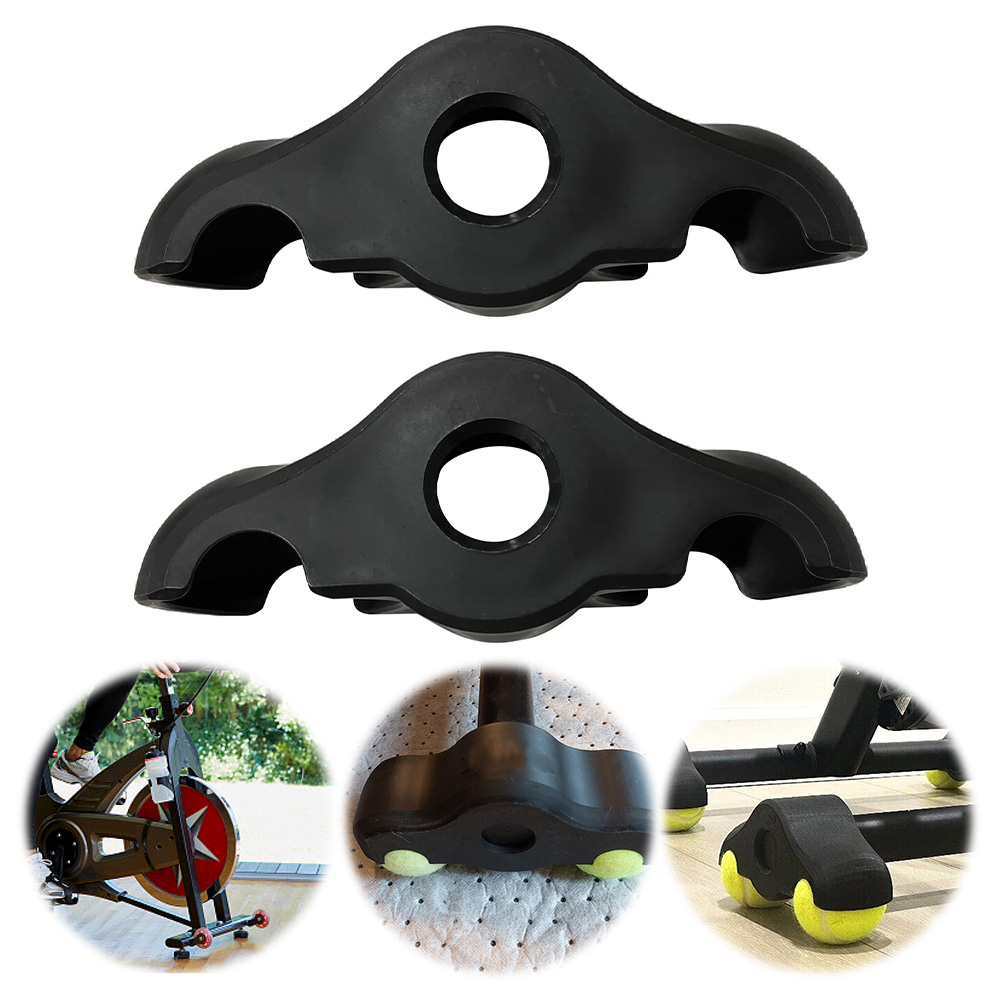 2/4 Pack Tennis Ball Foot Pads - Rocker Plate Indoor Bike Trainer 评论和价格